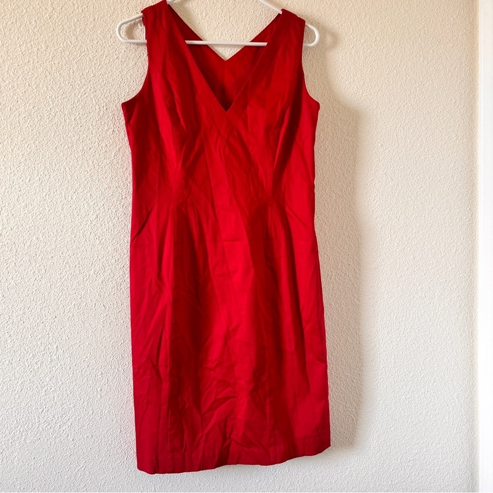 Alfani Midi Dress Women’s 8 Red Sleeveless Date Party Sexy Birthday Anniversary